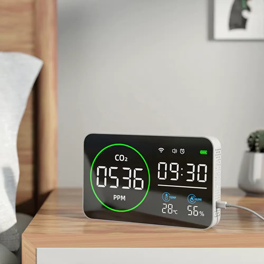 Capteur de CO2 d'ambiance avec LED